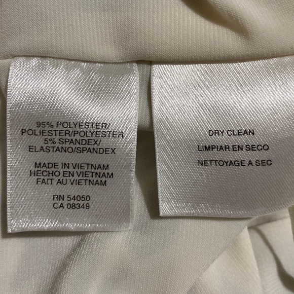 Anne Klein Sleeveless Houndstooth Dress, Faux Wrap Skirt Black & White Size 8 - Picture 9 of 12